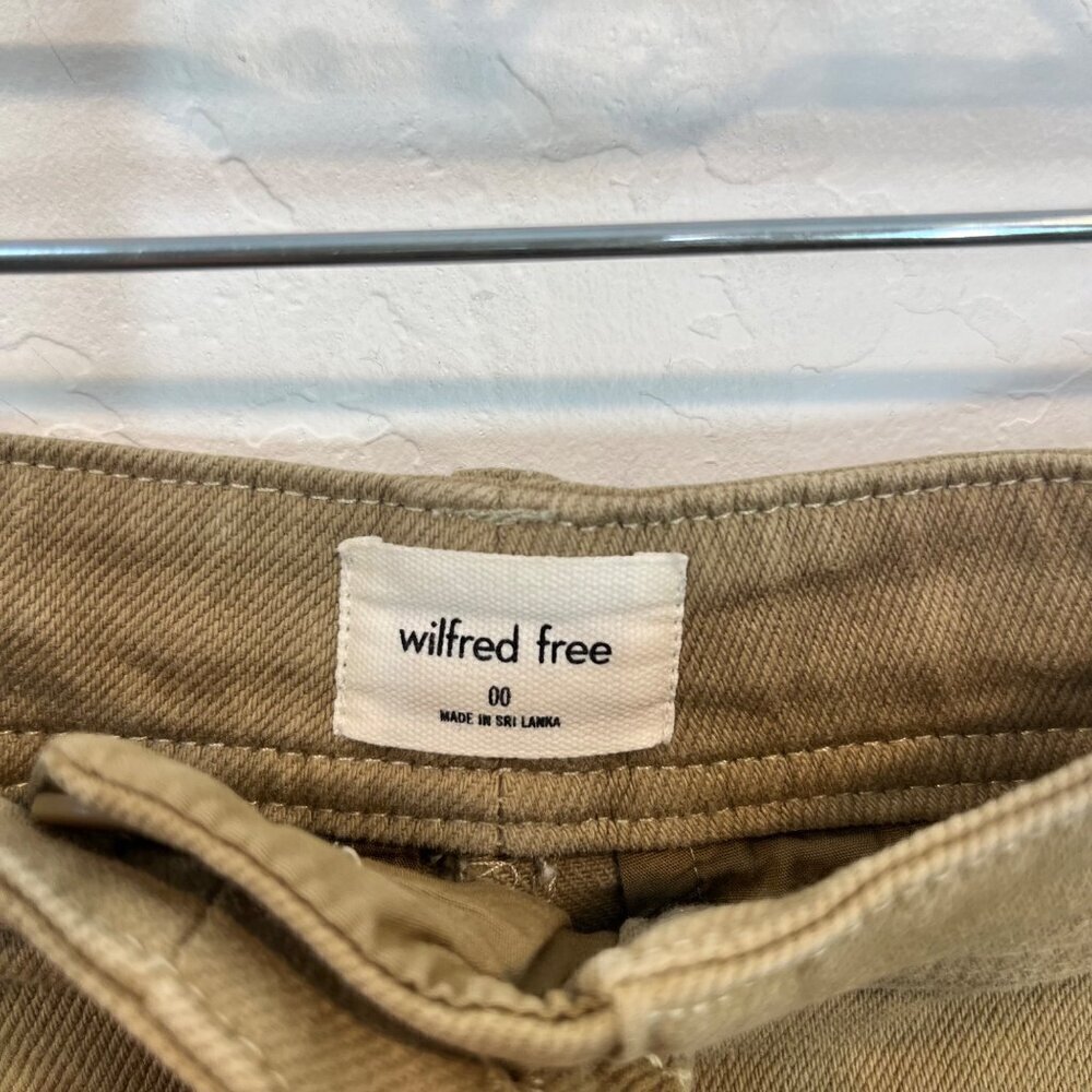 Aritzia Wilfred Free Women's Maeve Cargo Pants Size 00 Taupe Beige 90's Y2K - Picture 10 of 11